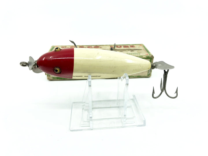 Creek Chub Injured Minnow 1500 White and Red 1502 Color with Box