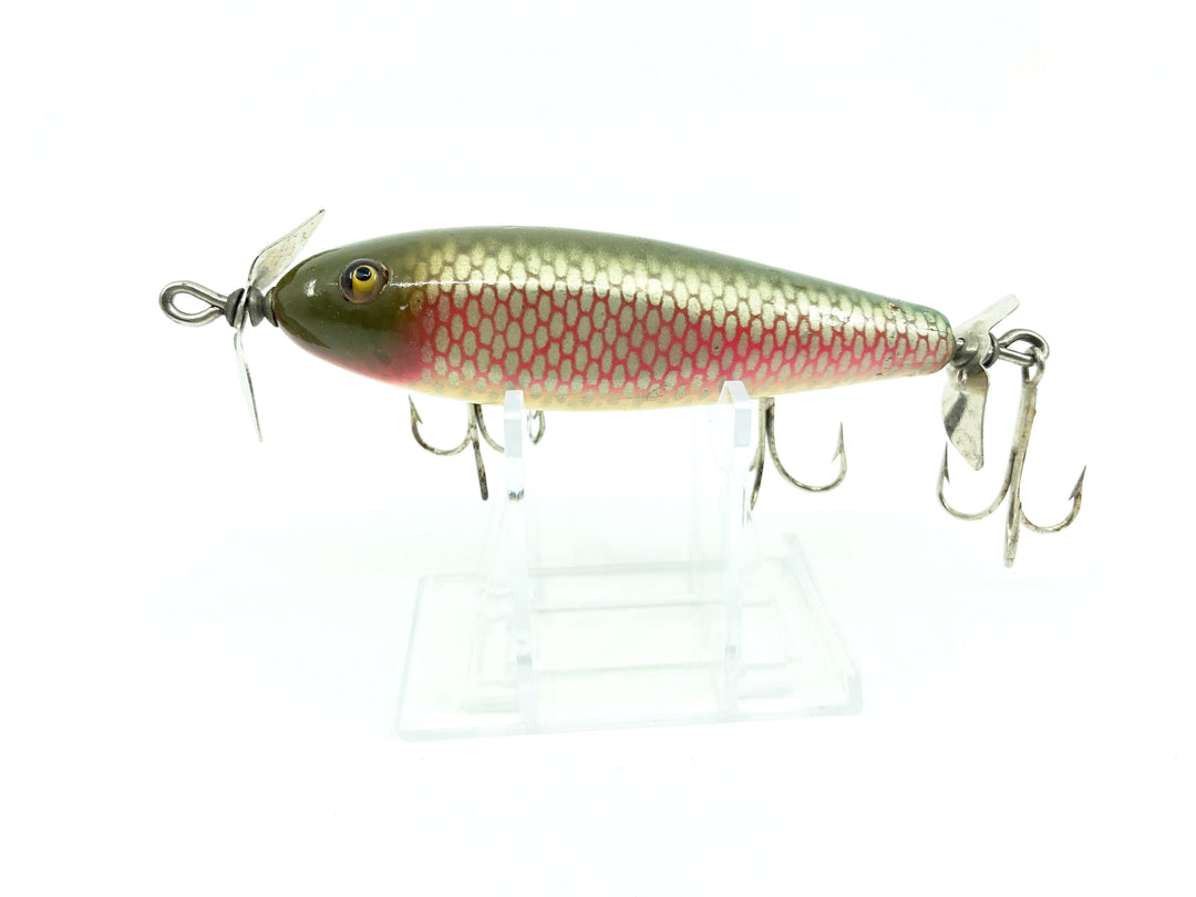 Creek Chub Injured Minnow 1500 Red Side 1505 Color (Rounded Body Style)