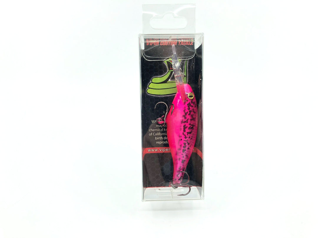 Viper Custom Tackle Rapala Shad Rap 7 SR07 Bubblegum Blackout Color
