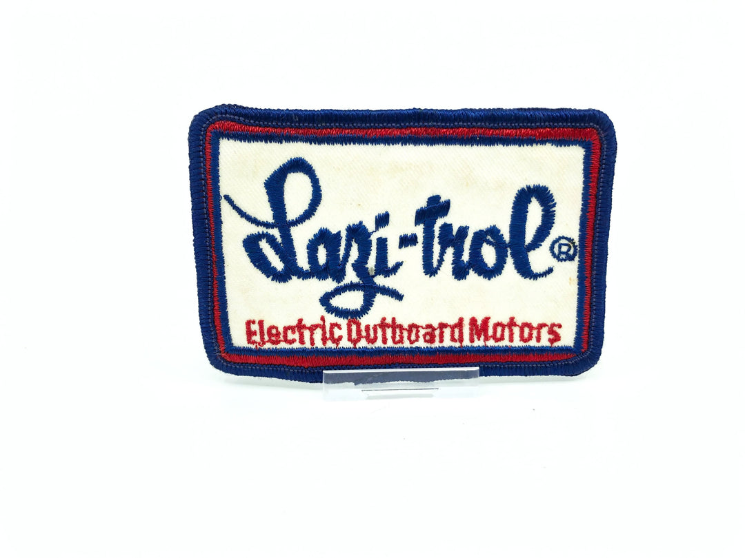Lazi-Trol Electric Outboard Motors Vintage Fishing Patch