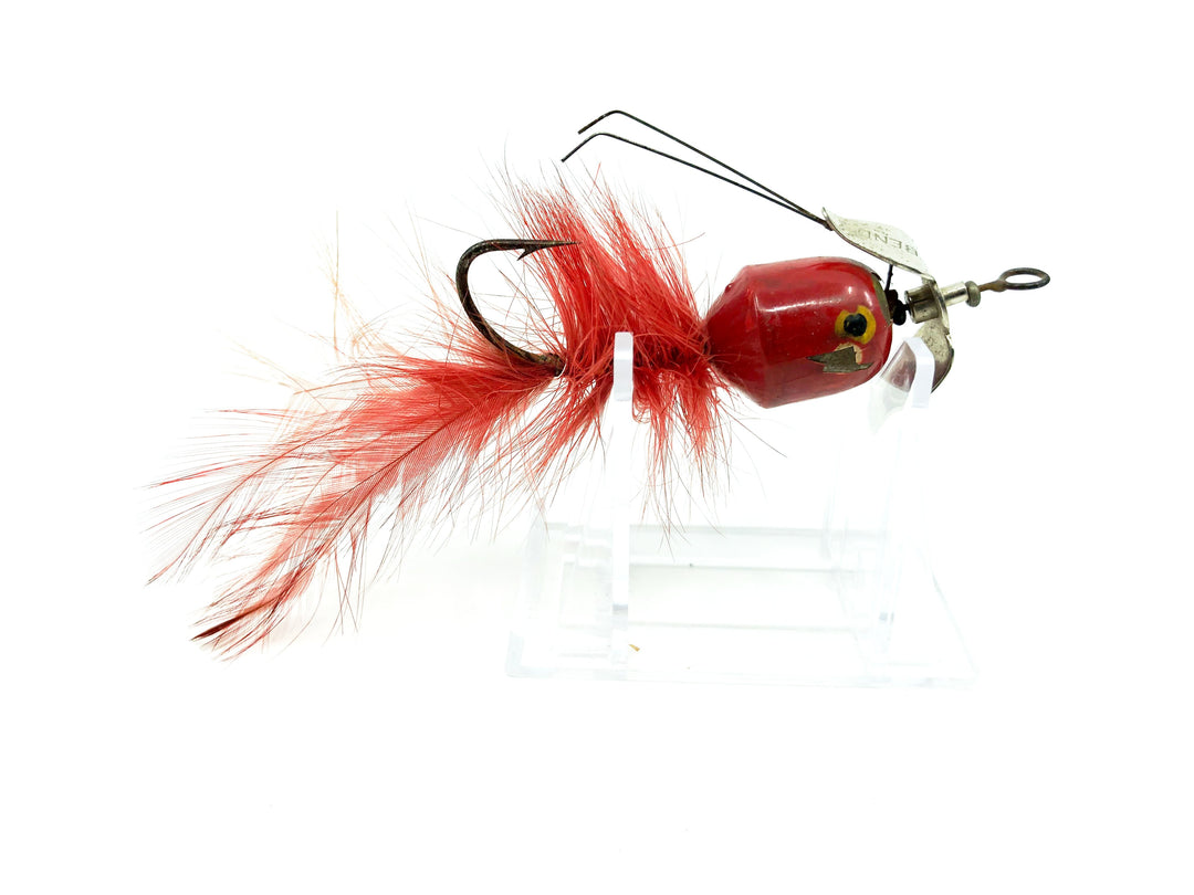 South Bend Strike-Oreno Red with Feather Color c1924