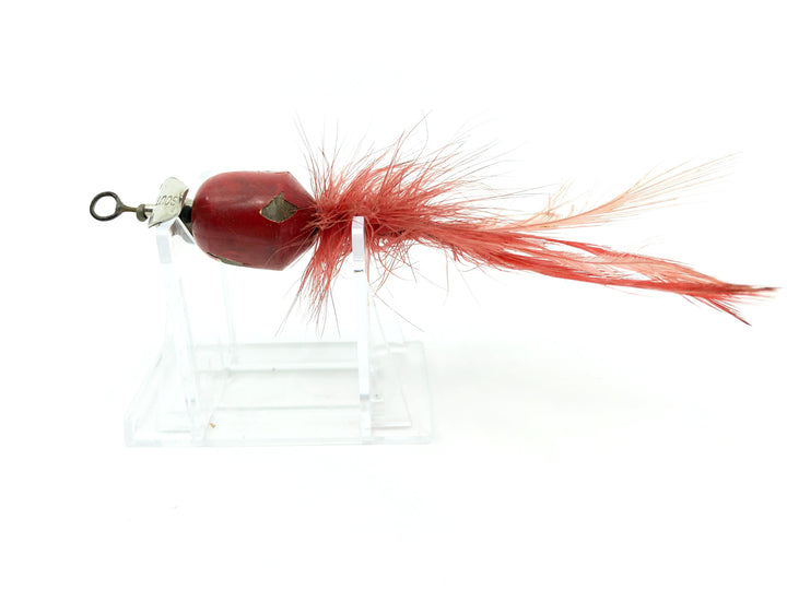 South Bend Strike-Oreno Red with Feather Color c1924