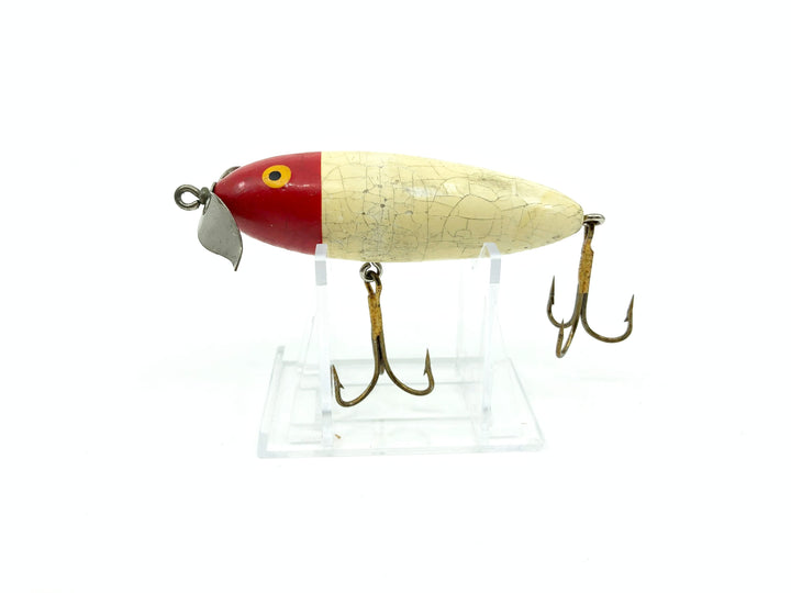 South Bend / Best-O-Luck 950 Surface Minnow Red Head White Body Color