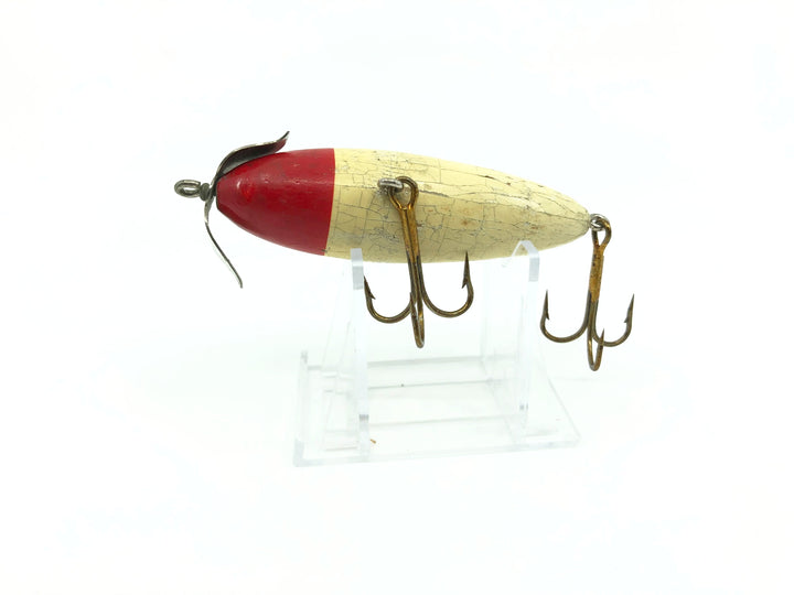 South Bend / Best-O-Luck 950 Surface Minnow Red Head White Body Color