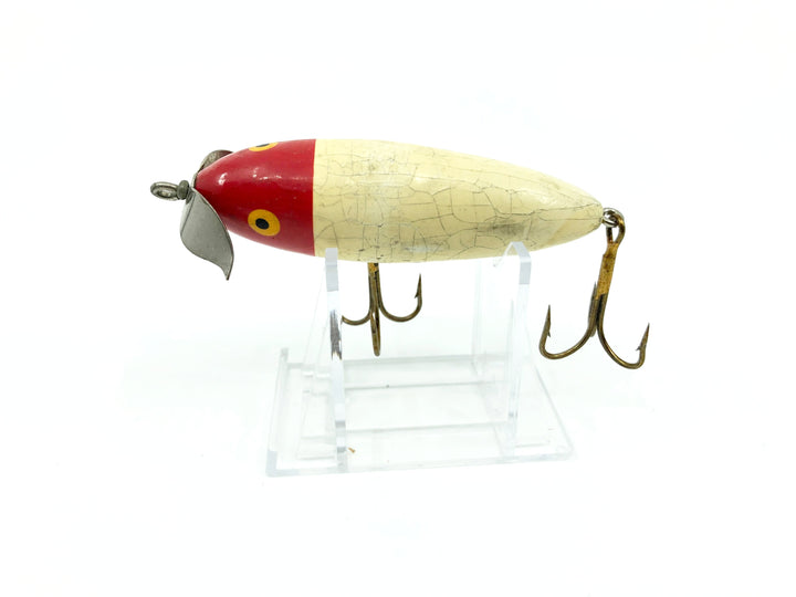 South Bend / Best-O-Luck 950 Surface Minnow Red Head White Body Color