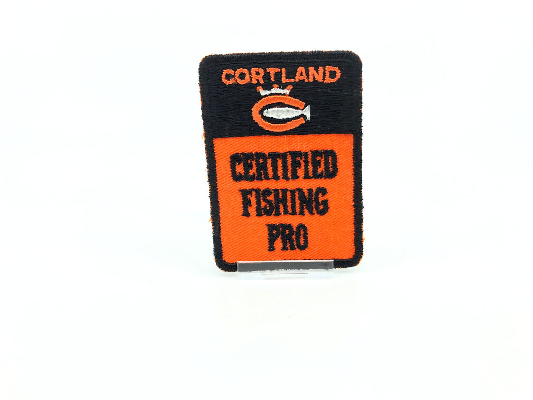 Cortland Certified Fishing Pro Vintage Fishing Patch