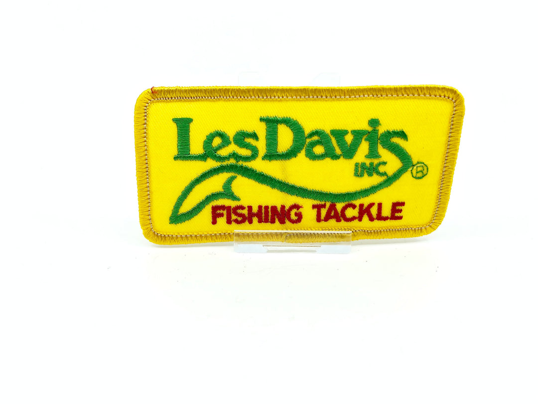 Les Davis Fishing Tackle Vintage Fishing Patch