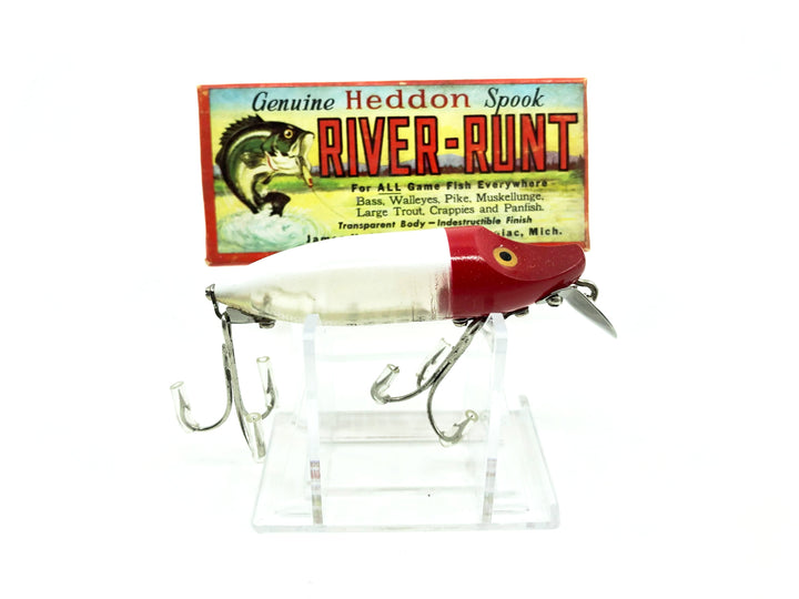 Heddon River Runt Spook Floater 9400-RH Red Head Color with Box - Nice Shape - Papers