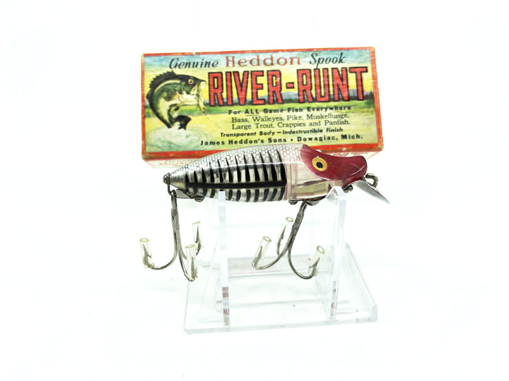 Heddon River Runt Spook Sinker 9110-XRS Silver Shore Color with Box - Nice Shape