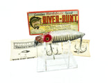 Heddon River Runt Spook Floater 9400-XRS Silver Shore Color with Box - Nice Shape - Papers