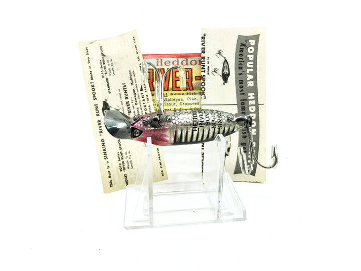 Heddon River Runt Spook Sinker 9110-XRS Silver Shore Color with Box - Nice Shape - Papers