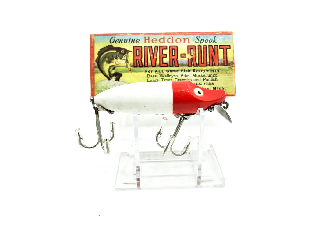 Heddon River Runt Spook Floater 9400-RH Red Head Color with Box - Nice Lure