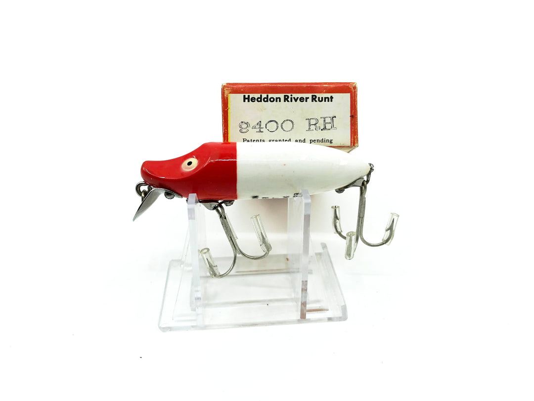 Heddon River Runt Spook Floater 9400-RH Red Head Color with Box - Nice Lure