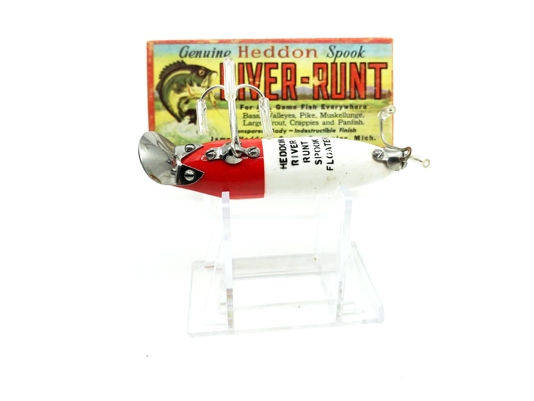 Heddon River Runt Spook Floater 9400-RH Red Head Color with Box - Nice Lure