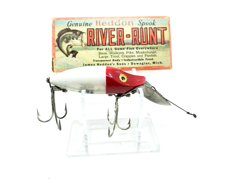 Heddon Go Deeper River Runt Spook 9110-RH Red Head Color with Box