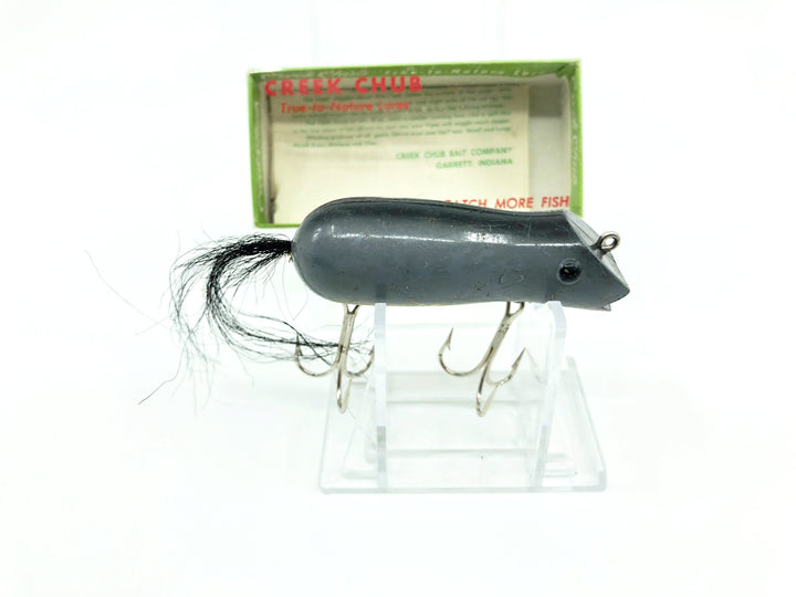 Creek Chub Vintage 6577 G Mouse in Gray Color with Box
