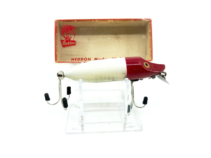 Heddon River Runt Spook Floater 9400-RH Red Head Color with Box - Nice Shape - Plastic Top Box