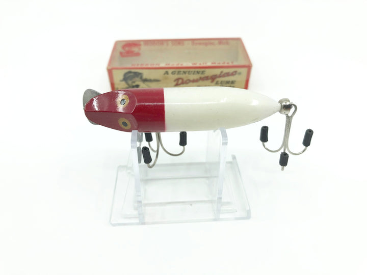 Heddon River Runt Spook Floater 9400-RH Red Head Color with Box - Nice Shape - Plastic Top Box