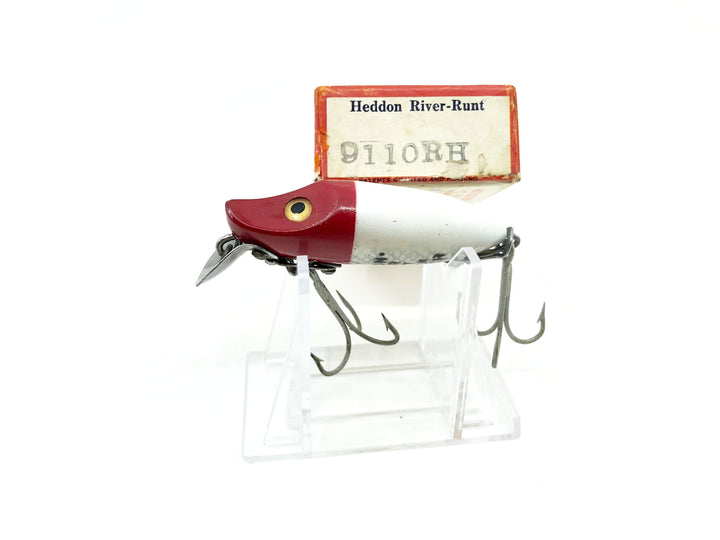 Heddon River Runt Spook Sinker 9110-RH Red Head Color with Box - Oldest Version