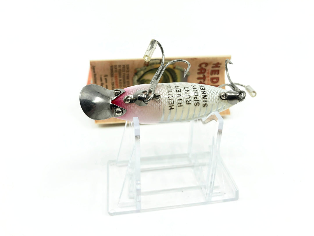 Heddon River Runt Spook Sinker 9110-XRW Red and White Shore Minnow Color with Box