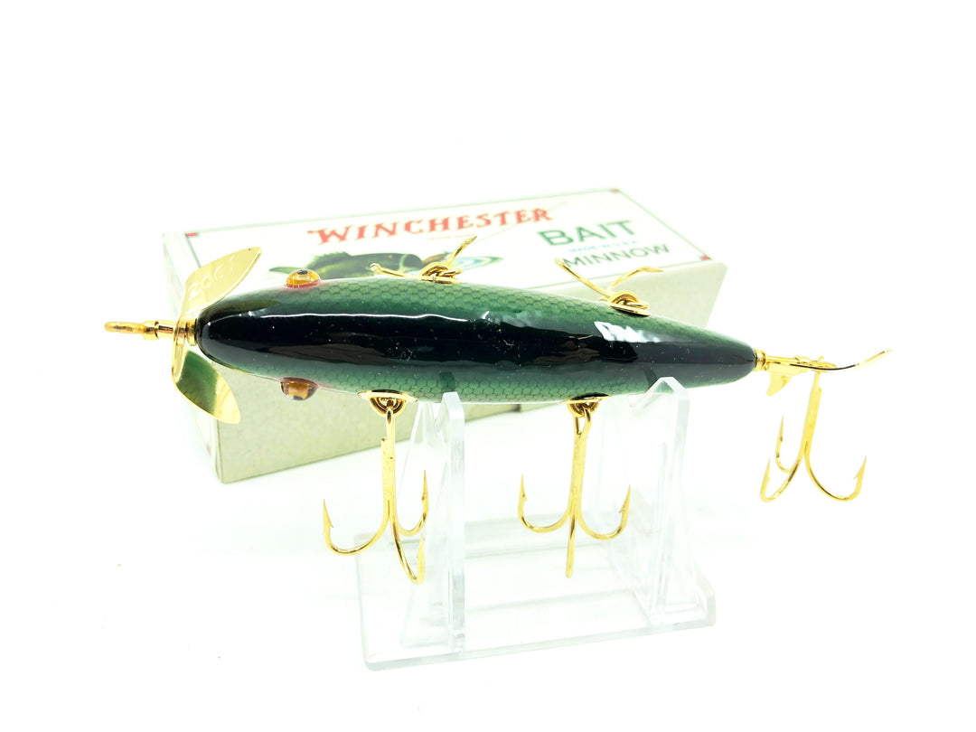 Winchester No. 2001 Green Scale Minnow in Box (Tackle Classics pre-Little Sac Bait)