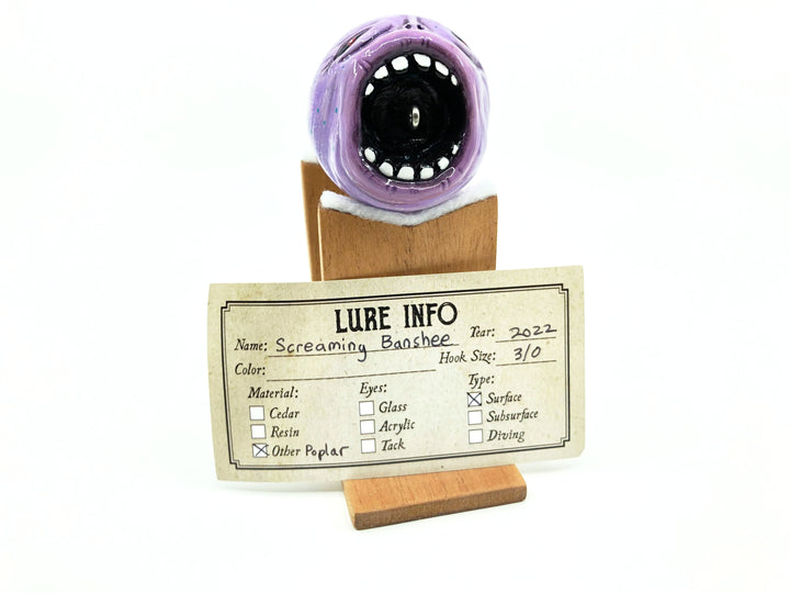 Chautauqua Custom Screaming Banshee Screamer Experimental Lure w/ Custom Box
