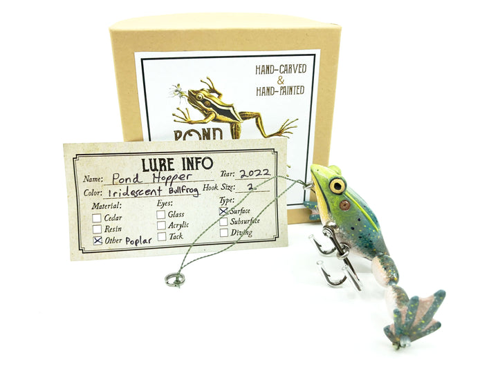 Chautauqua Custom Pond Hopper in Iridescent Bullfrog Color w/ Custom Box
