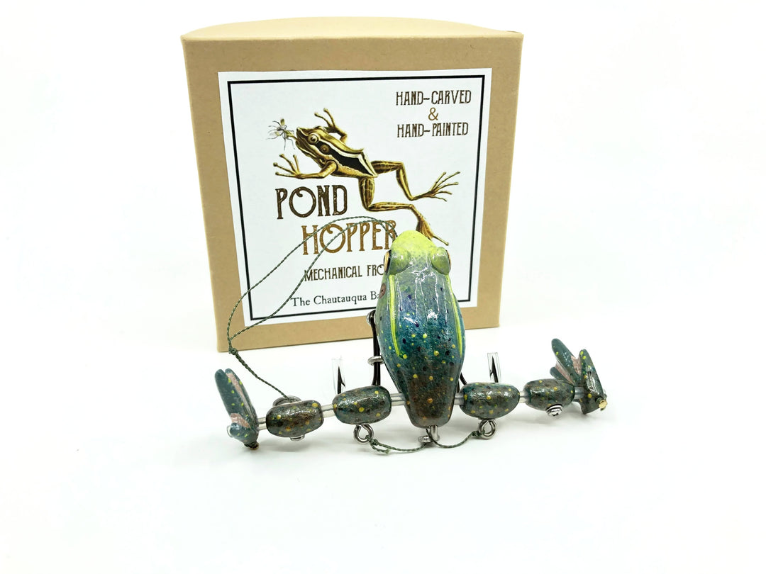 Chautauqua Custom Pond Hopper in Iridescent Bullfrog Color w/ Custom Box