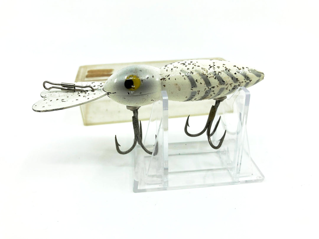Whopper Stopper Hellbender White Silver Shore Glitter Color with Box
