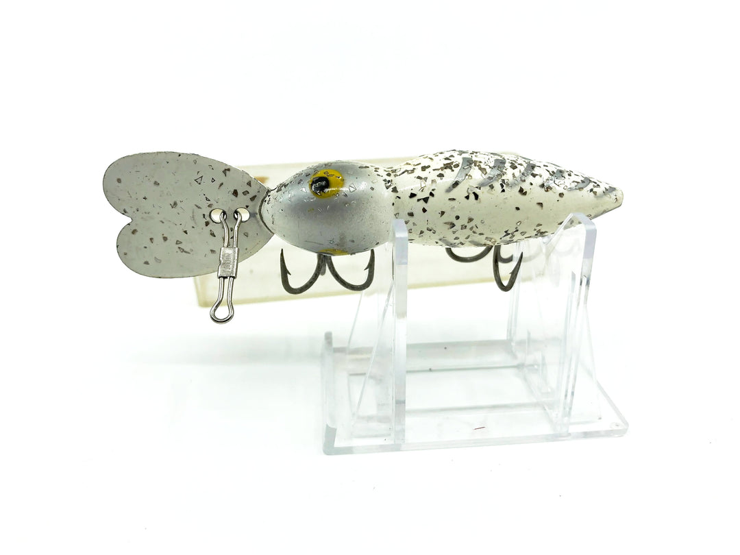 Whopper Stopper Hellbender White Silver Shore Glitter Color with Box