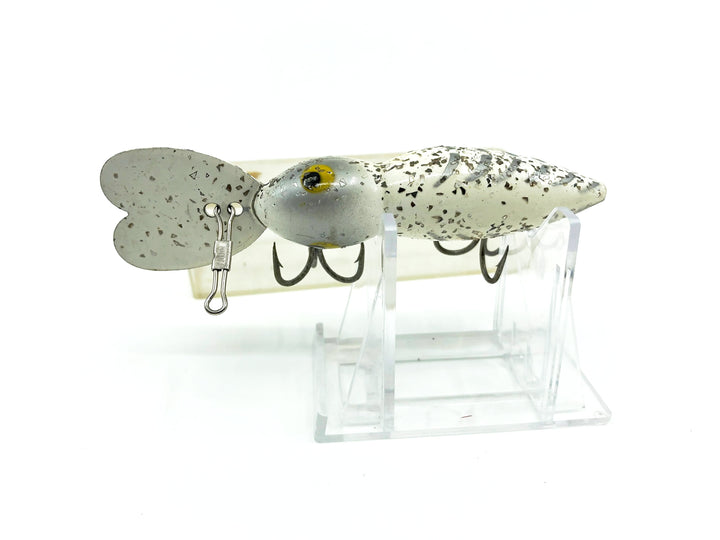 Whopper Stopper Hellbender White Silver Shore Glitter Color with Box