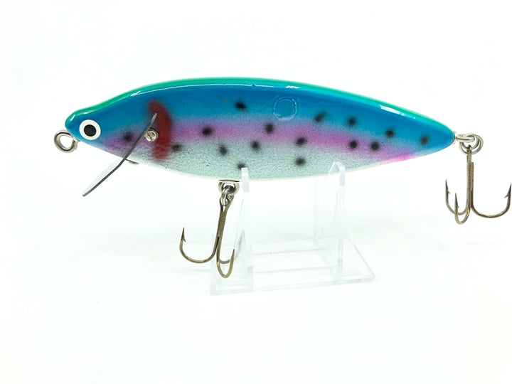 Vintage Hellraiser Psycho Path Musky Lure 6" Rainbow Trout Color