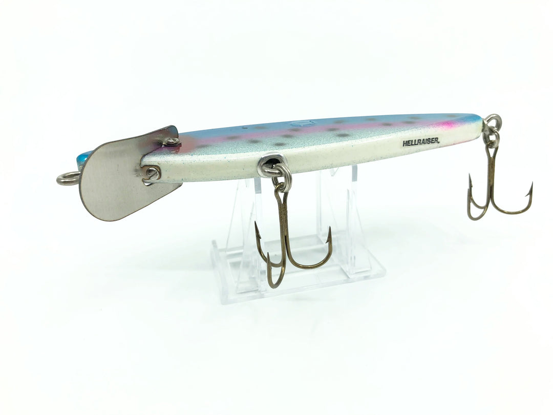 Vintage Hellraiser Psycho Path Musky Lure 6" Rainbow Trout Color