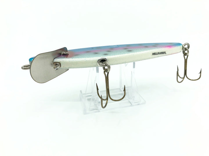 Vintage Hellraiser Psycho Path Musky Lure 6" Rainbow Trout Color