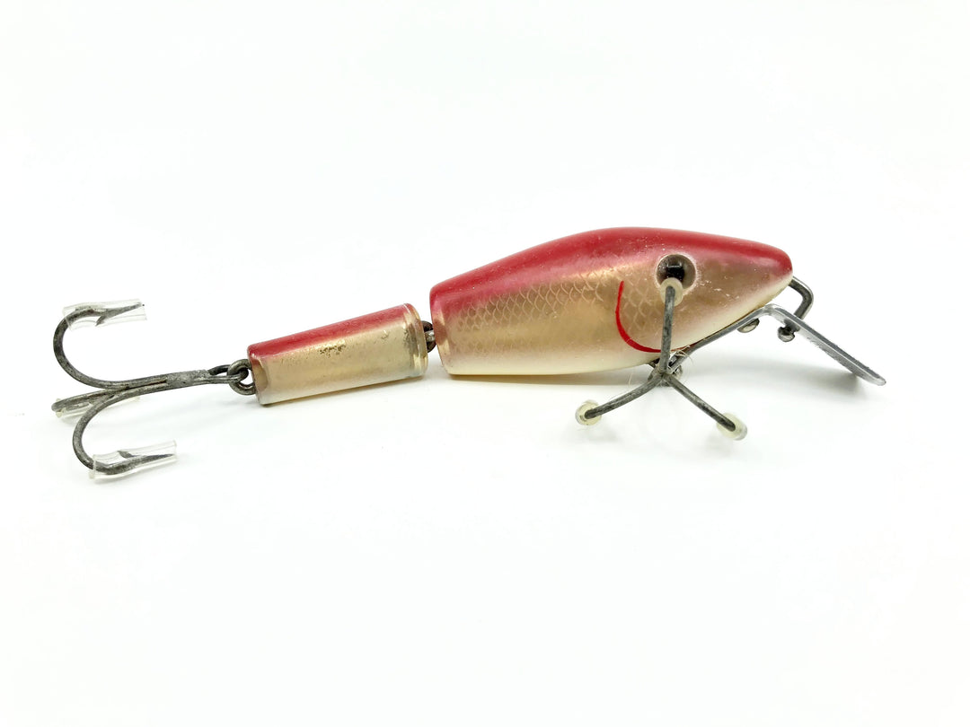 L & S Pike Master 35M Floater Orange/Red Back Minnow Color
