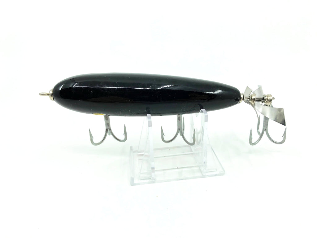 LuhrJensen Peacock Bass Lure Black Sparkle Orange Belly Color My