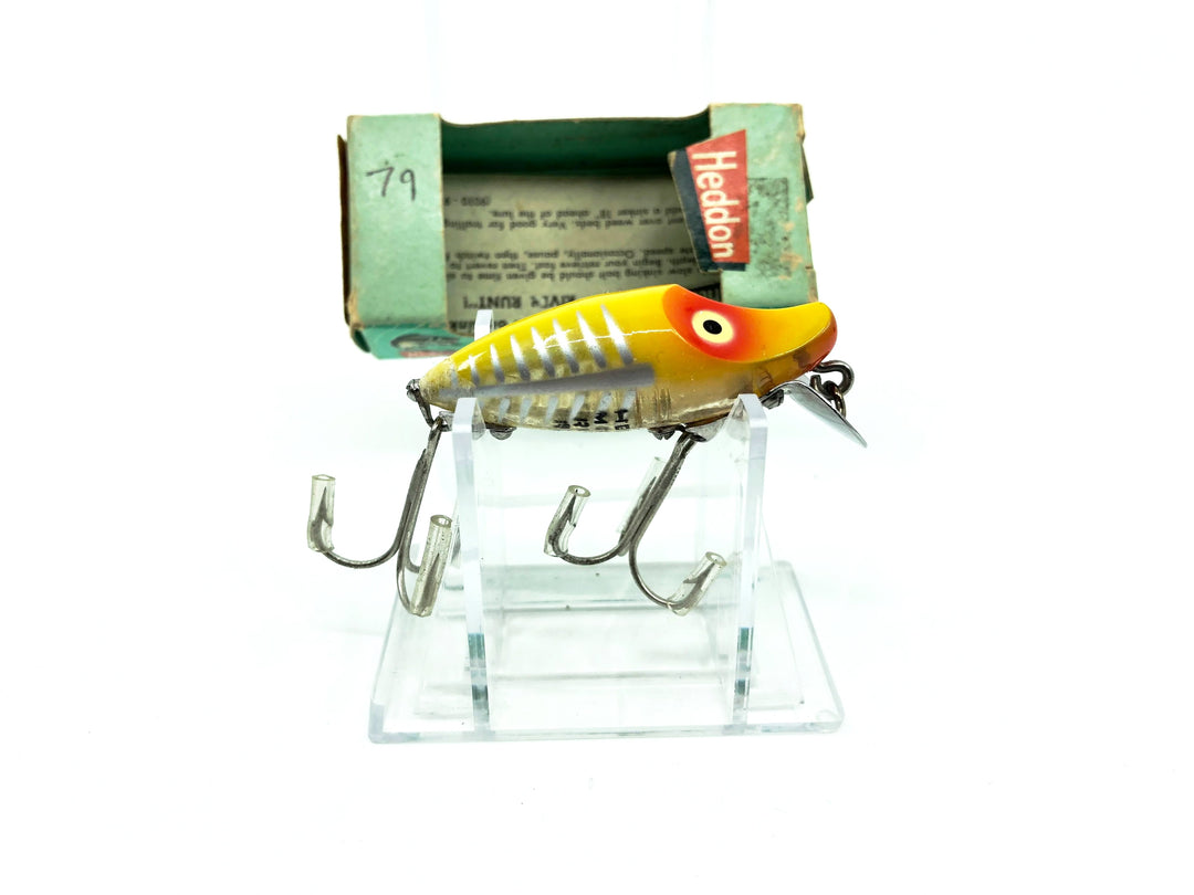 Heddon Midget River Runt Spook 9010-XRY Yellow Shore Minnow Color with Box