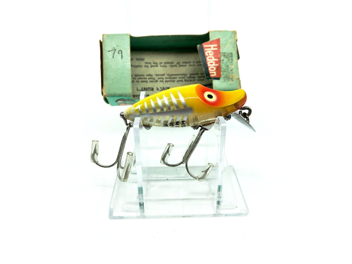 Heddon Midget River Runt Spook 9010-XRY Yellow Shore Minnow Color with Box