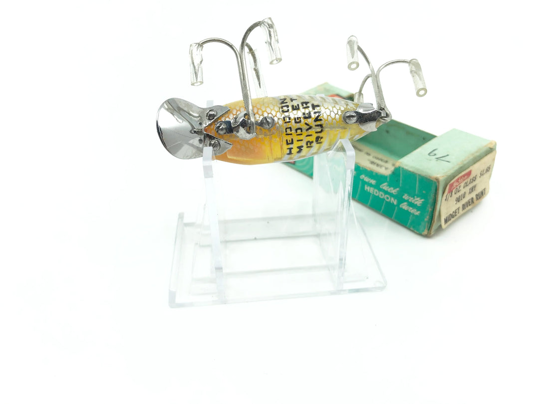 Heddon Midget River Runt Spook 9010-XRY Yellow Shore Minnow Color with Box