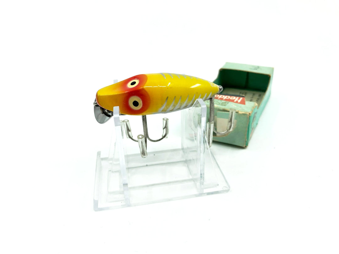 Heddon Midget River Runt Spook 9010-XRY Yellow Shore Minnow Color with Box