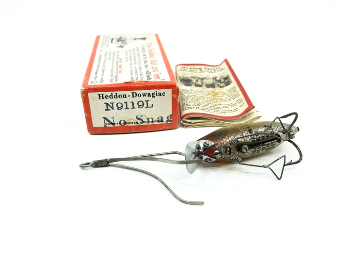 Heddon River Runt No-Snag N9119L Perch Color with Brush Box / Catalog