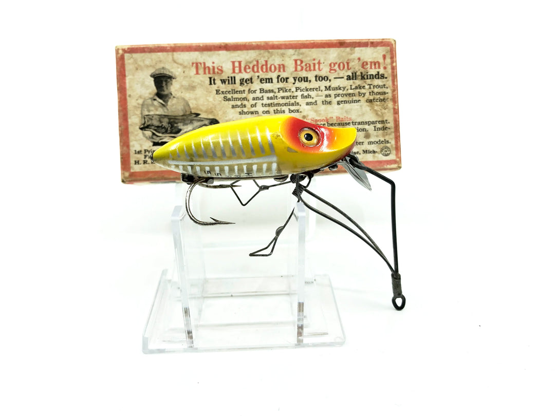 Heddon River Runt No-Snag N9119XRY Yellow Shore Minnow Color with Brush Box