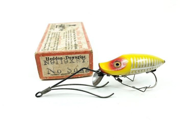 Heddon River Runt No-Snag N9119XRY Yellow Shore Minnow Color with Brush Box