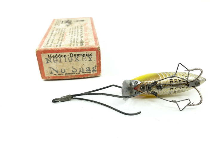 Heddon River Runt No-Snag N9119XRY Yellow Shore Minnow Color with Brush Box