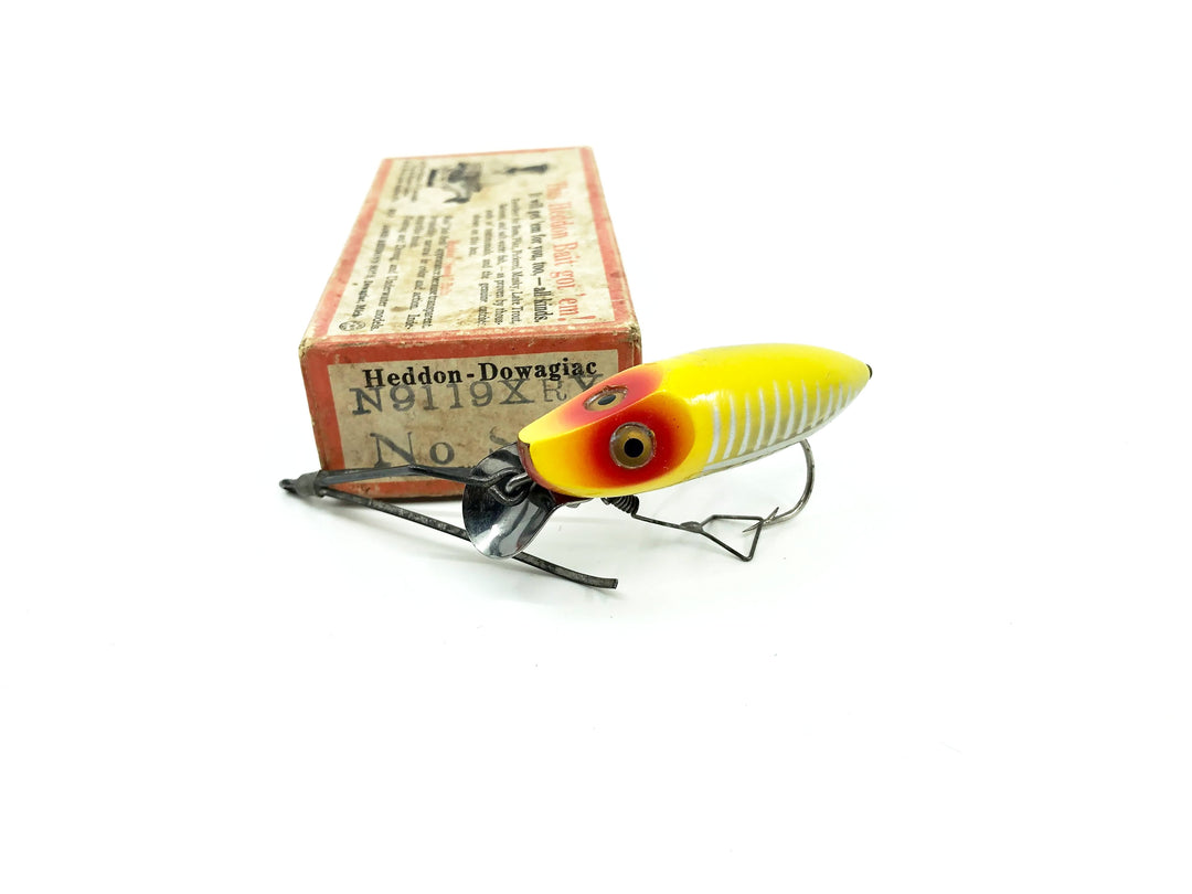 Heddon River Runt No-Snag N9119XRY Yellow Shore Minnow Color with Brush Box