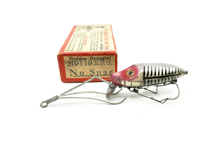 Heddon River Runt No-Snag N9119XRS Silver Shore Minnow Color with Brush Box / Catalog