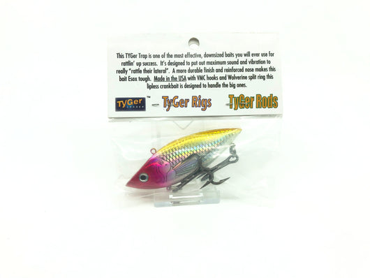 TyGer Trap (Rat-L-Trap Type) Lure New Old Stock Gold Red Head