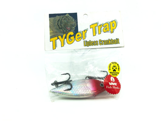 TyGer Trap (Rat-L-Trap Type) Lure New Old Stock White Red Head Color