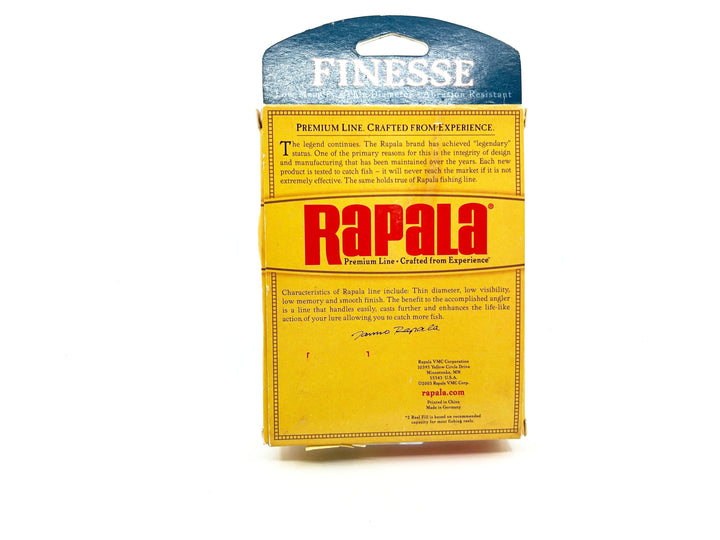 Rapala Finesse Line 12 LB. Clear and Husky Jerk HJ08-SB Silver Blue Lure Combo Pack