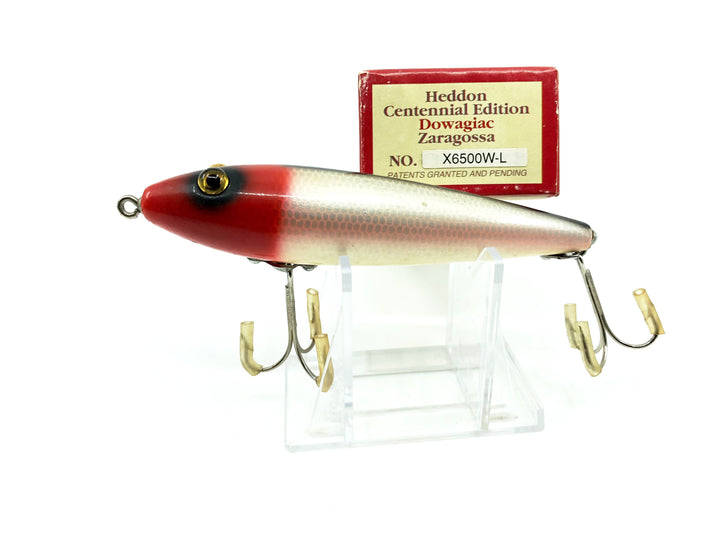 Heddon Centennial Edition Wood Zaragossa New in Box NO. X6500W-PRH - Shiner Scale - L Box